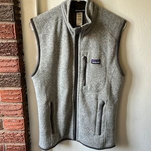 Patagonia Vest- Heather Gray Size Small